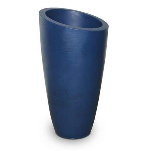 32 in. Modesto Tall Planter, Neptune Blue, Lawnitator, Mfr#: LA2621783